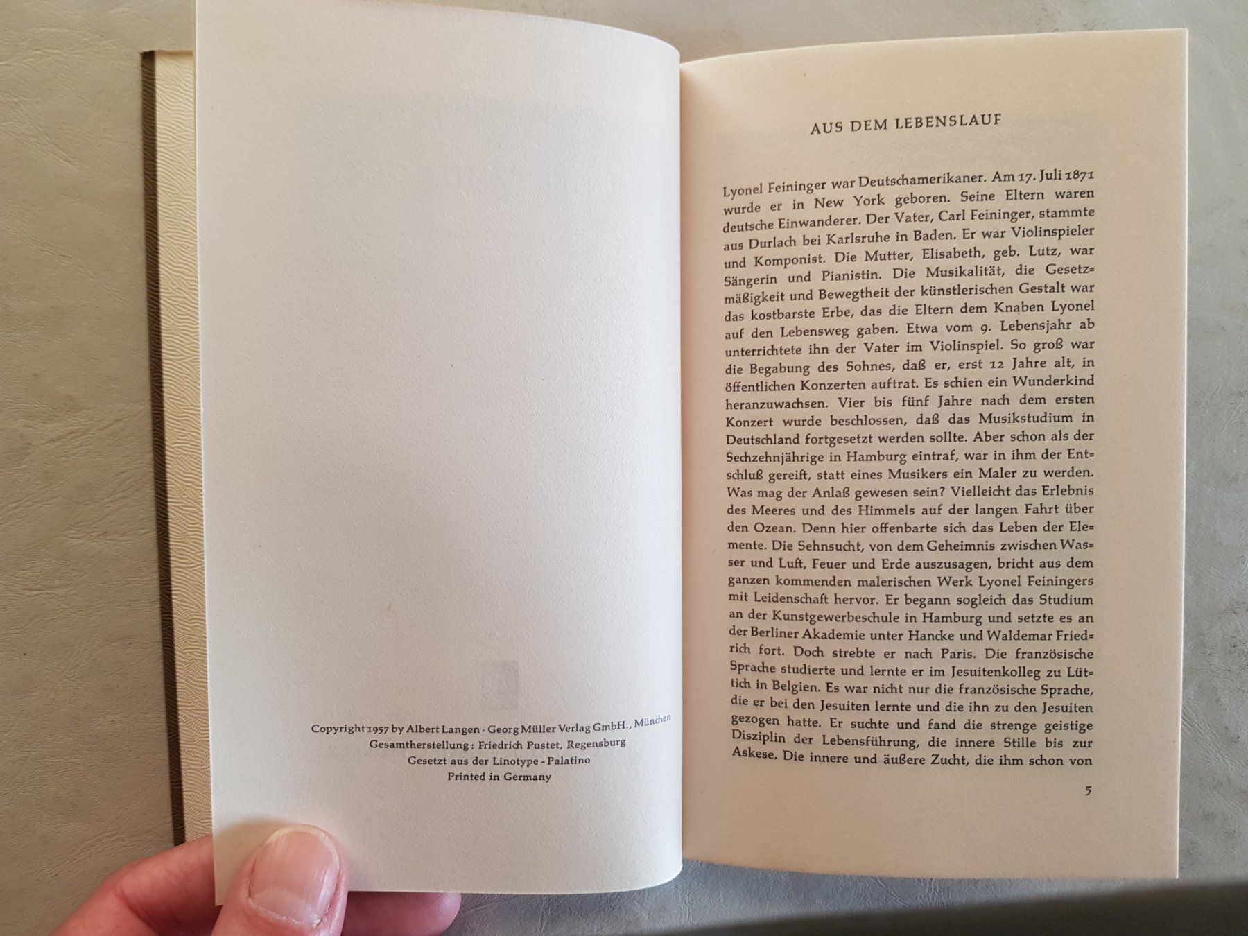 Libri: Lothar Schreyer - Lyonel Feininger - Dokumente Visionen 1957 – Usato da Walterswil BE venduto da Lonitti 6