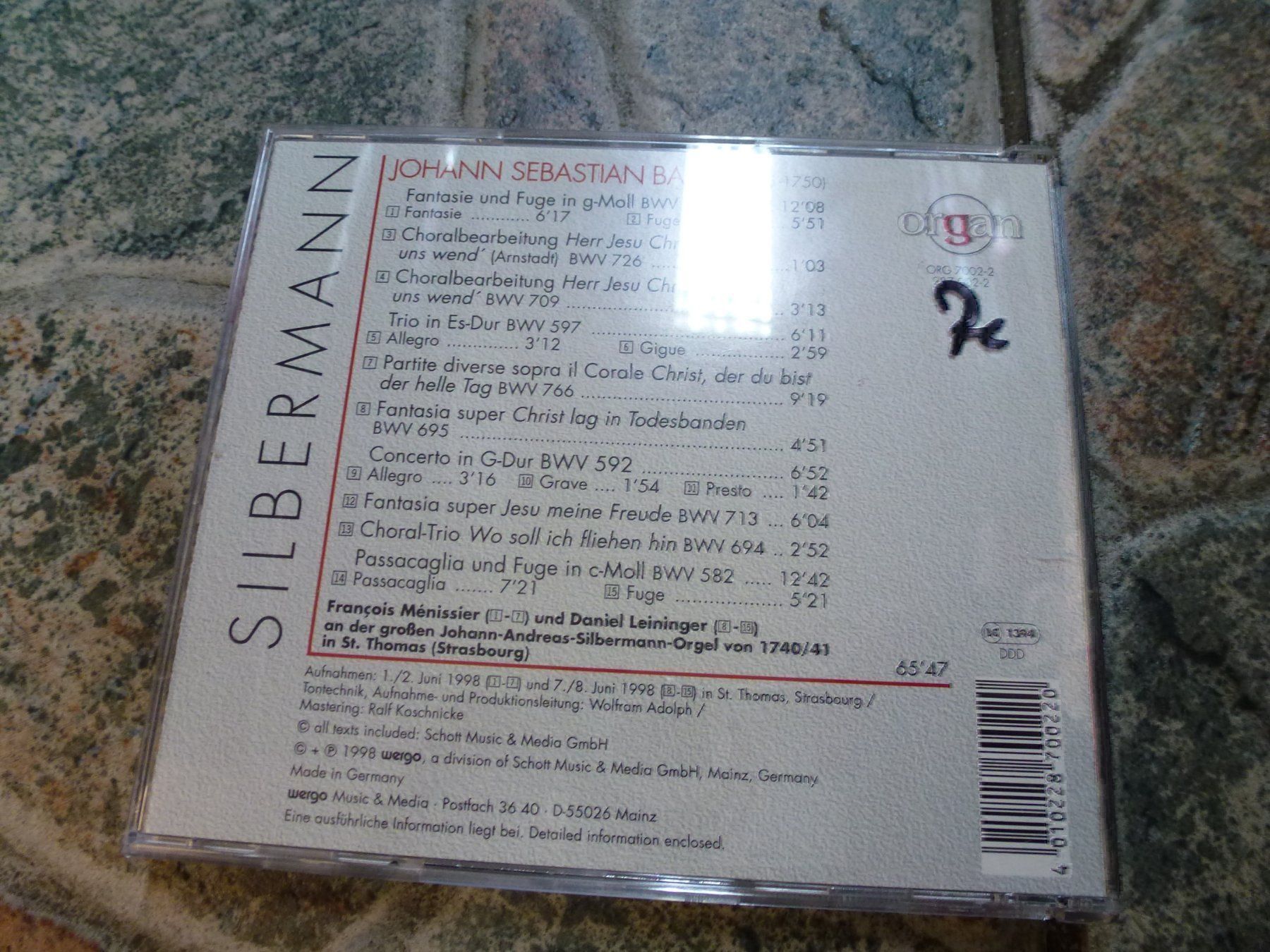 CDs: Silbermann - J. S. Bach CD – D'occasion à Olten par Disc-Ausverkauf 1