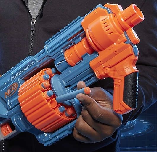 Nerf Giocattoli: Hasbro Nerf Elite 2.0 Shockwave RD-15 – Nuovo (secondo la descrizione) da Basel venduto da Seifehuesli 9