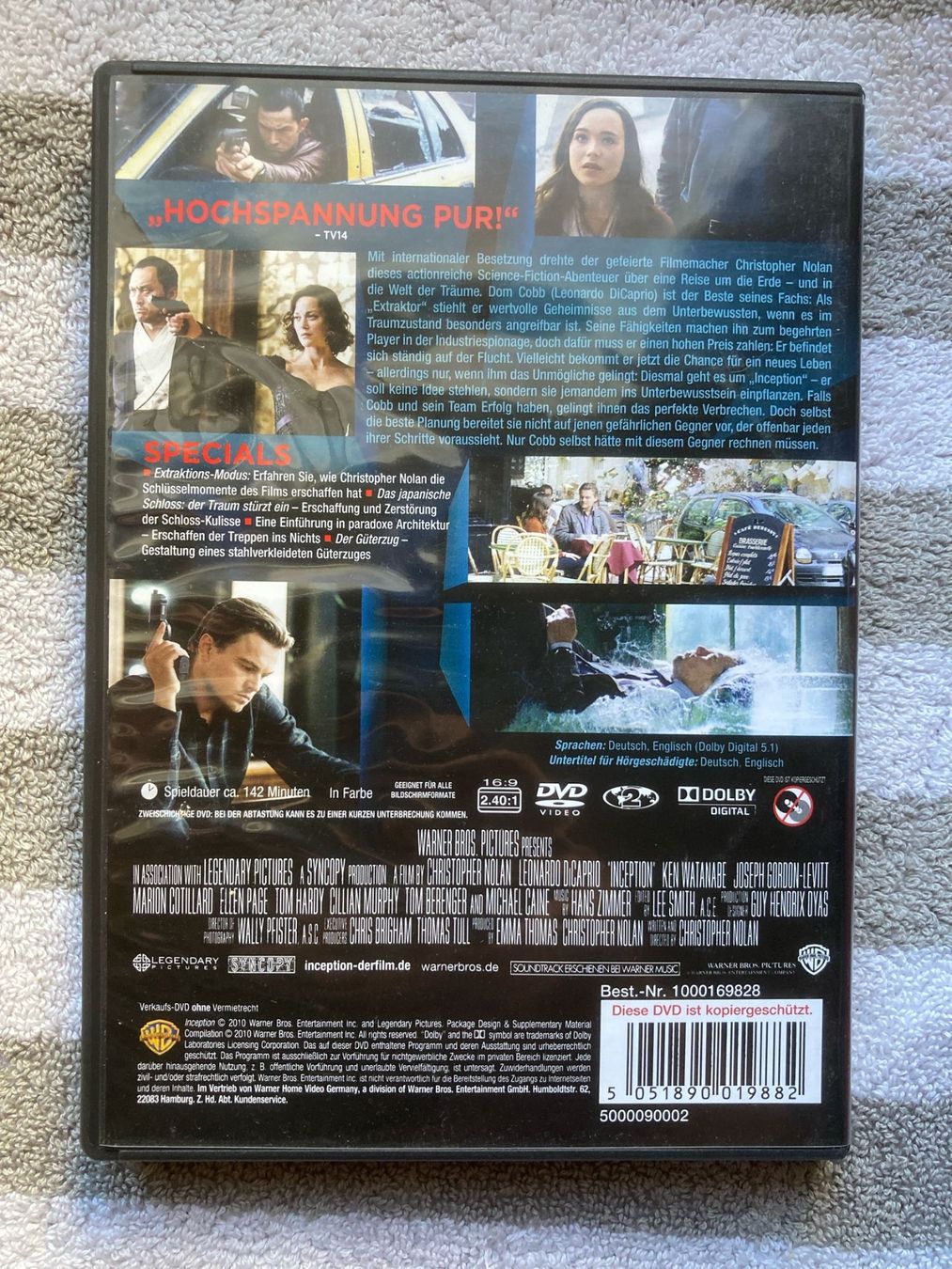 Alle DVDs: DVD Inception – Gebraucht aus Aarwangen von to-hirschi 1