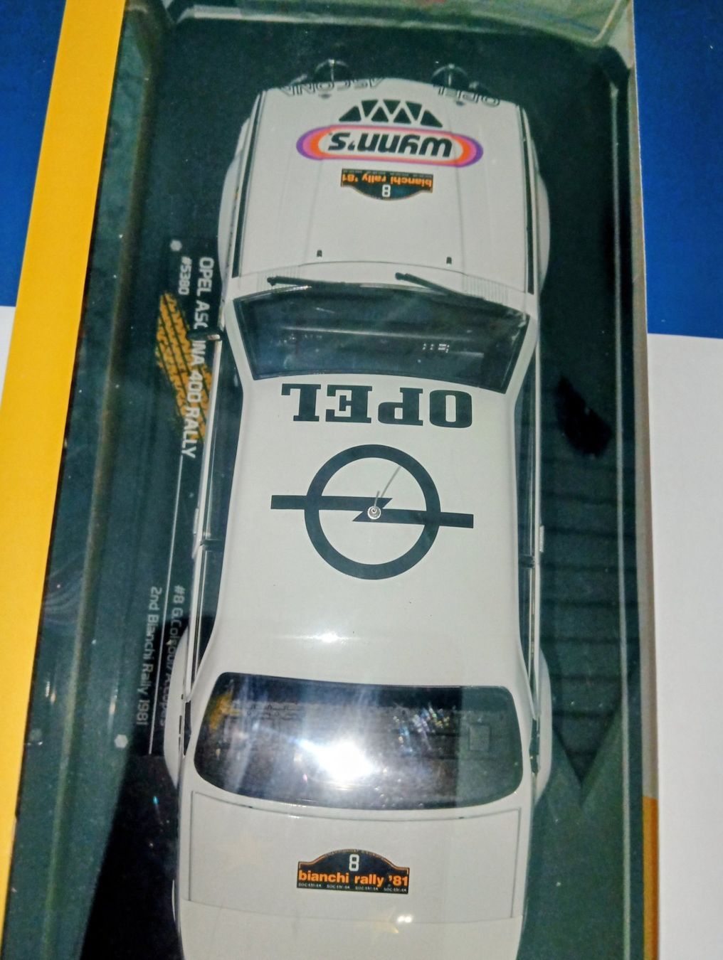 Opel Modellini d'auto: Opel Ascona 400 Rally – Nuovo e nell'imballaggio originale da Huttwil venduto da Secondtrain 9