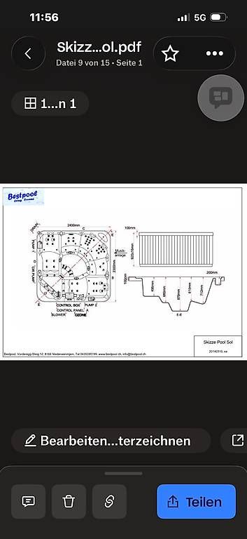Whirlpool: Whirlpool / Jacuzzi / Spa SOL  Ausstellungspool NEU – Nuovo e nell'imballaggio originale da Niederweningen venduto da gandalf09 1