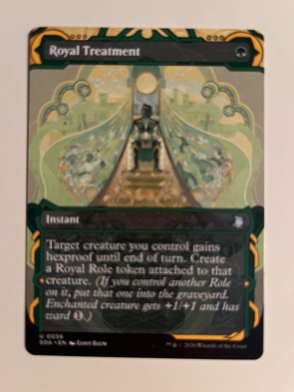 Magic The Gathering Carte collezionabili: 1 x Royal Treatment - Magic: The Gathering - MtG – Usato da Kriens venduto da Shadi1980