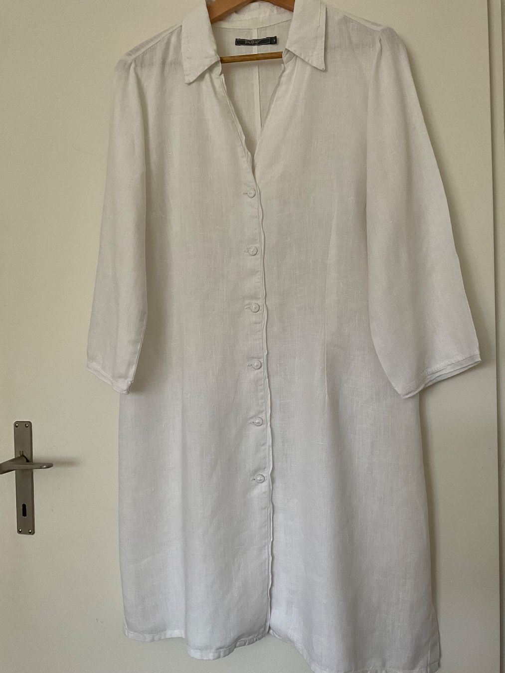 Vestiti: BACKSTAGE 100% Leinen Kleid Gr 4 M weiss – Usato da Urdorf venduto da alda02 1