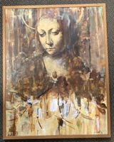 Gemälde / Mona-Lisa  signiert Künstler?    (ID 7180)