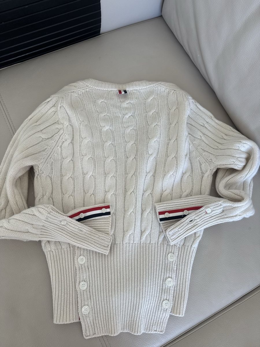 Giacche: 100% Kaschmir Thom Browne S Farbe: Creme NP 1450 CHF – Usato da Zürich venduto da LuxuryJewellery 5
