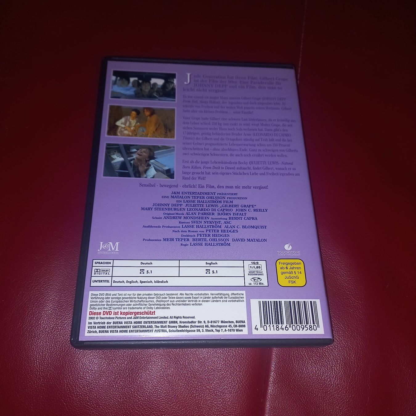 Tutti i DVDs: Dvd Gilbert Grape (2002) ab 1.- chf !!! – Usato da Niederhelfenschwil venduto da pyr_n8bb 2