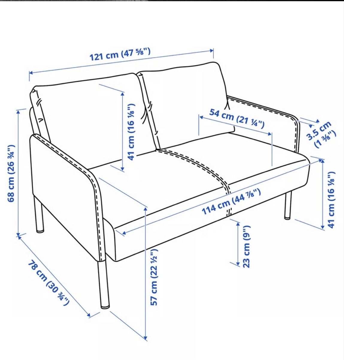 Sofas: IKEA Small couch – D'occasion à Zug par anj_6wf5 2