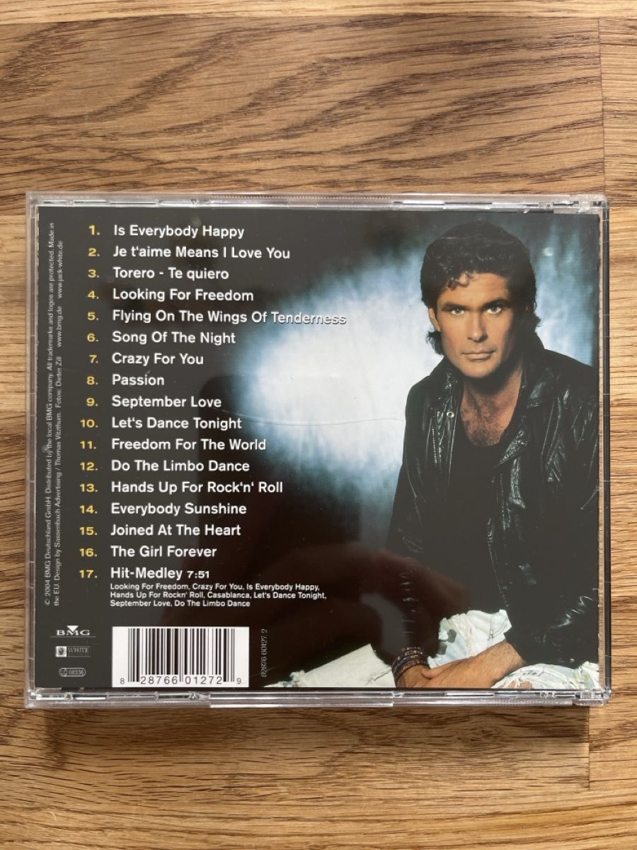 CD: David Hasselhoff - Greatest Hits Remastered – Usato da Sursee venduto da abcdxyz 1
