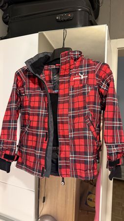 Kinder Winterjacke Grösse 116 kariert guter Zustand