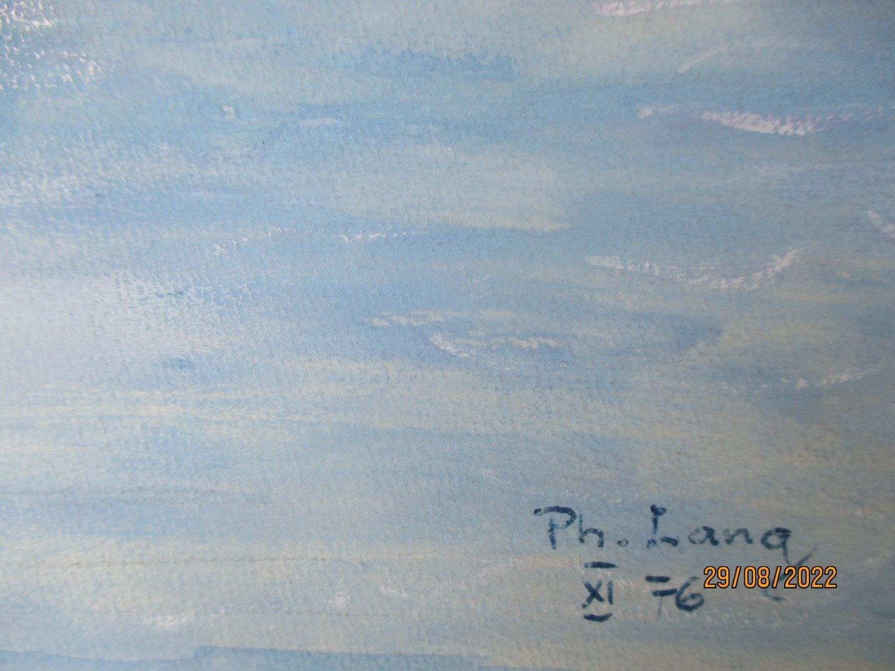 Dipinti: *** Malerei*** Ph. Lang "Regatte in Vigo, XI 76" – Usato da Pratteln venduto da Bluebird97 2
