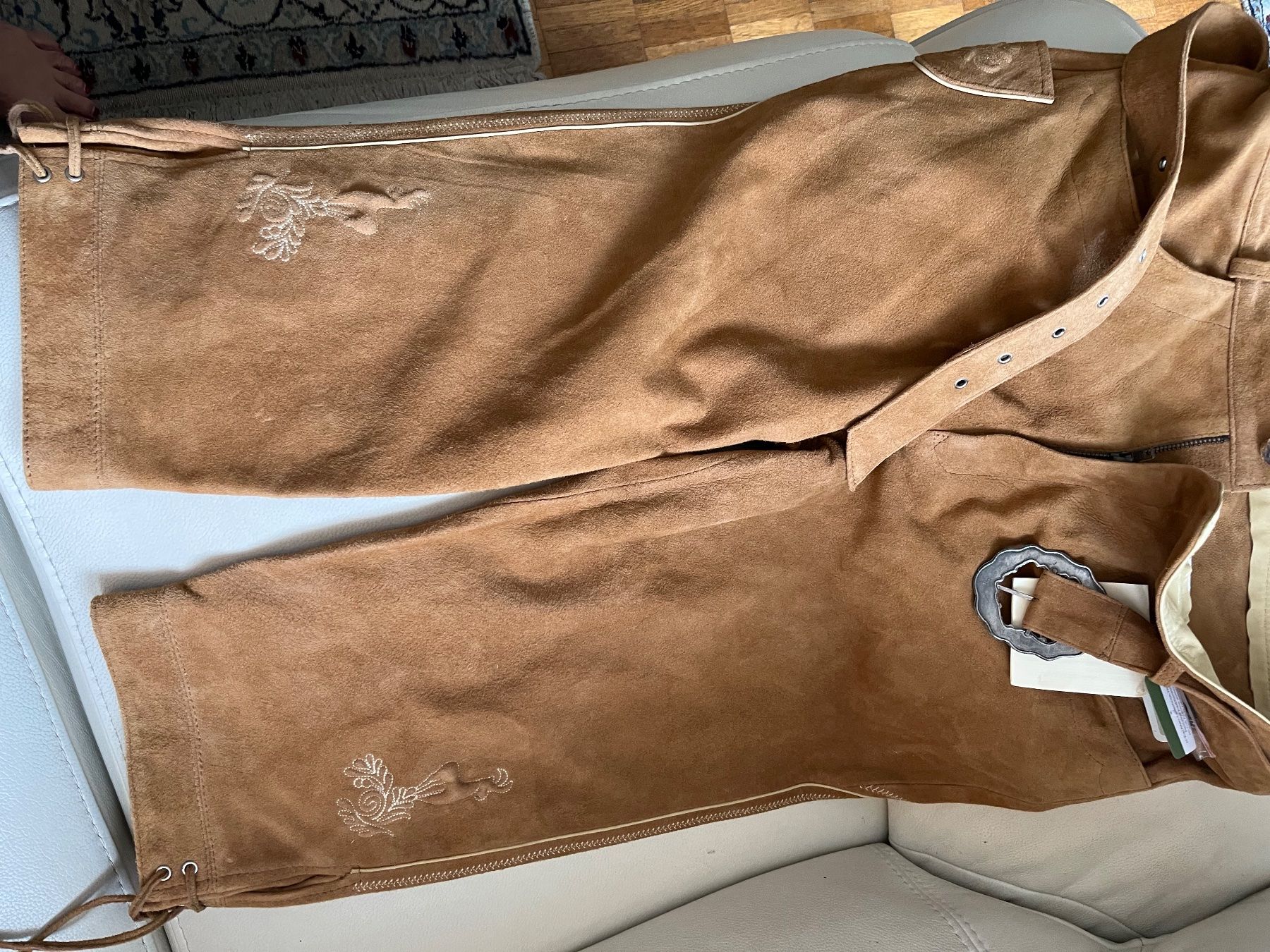 Costumi: Wildledertrachtenhosen Set – Nuovo (secondo la descrizione) da Zürich venduto da Bice2 3