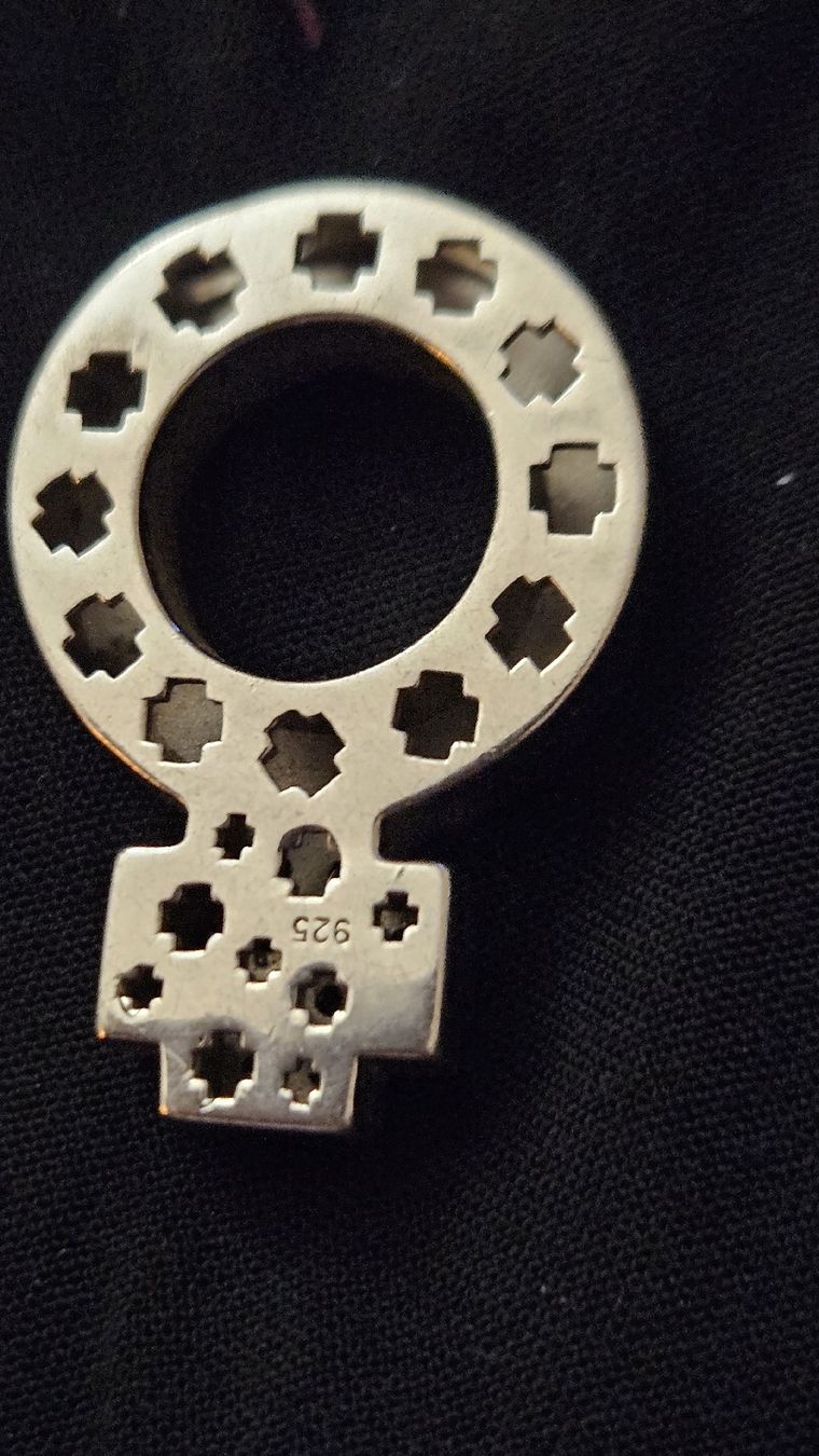 Ciondoli: beau pendentif argent et zircon – Usato da Lausanne venduto da Angelite 1