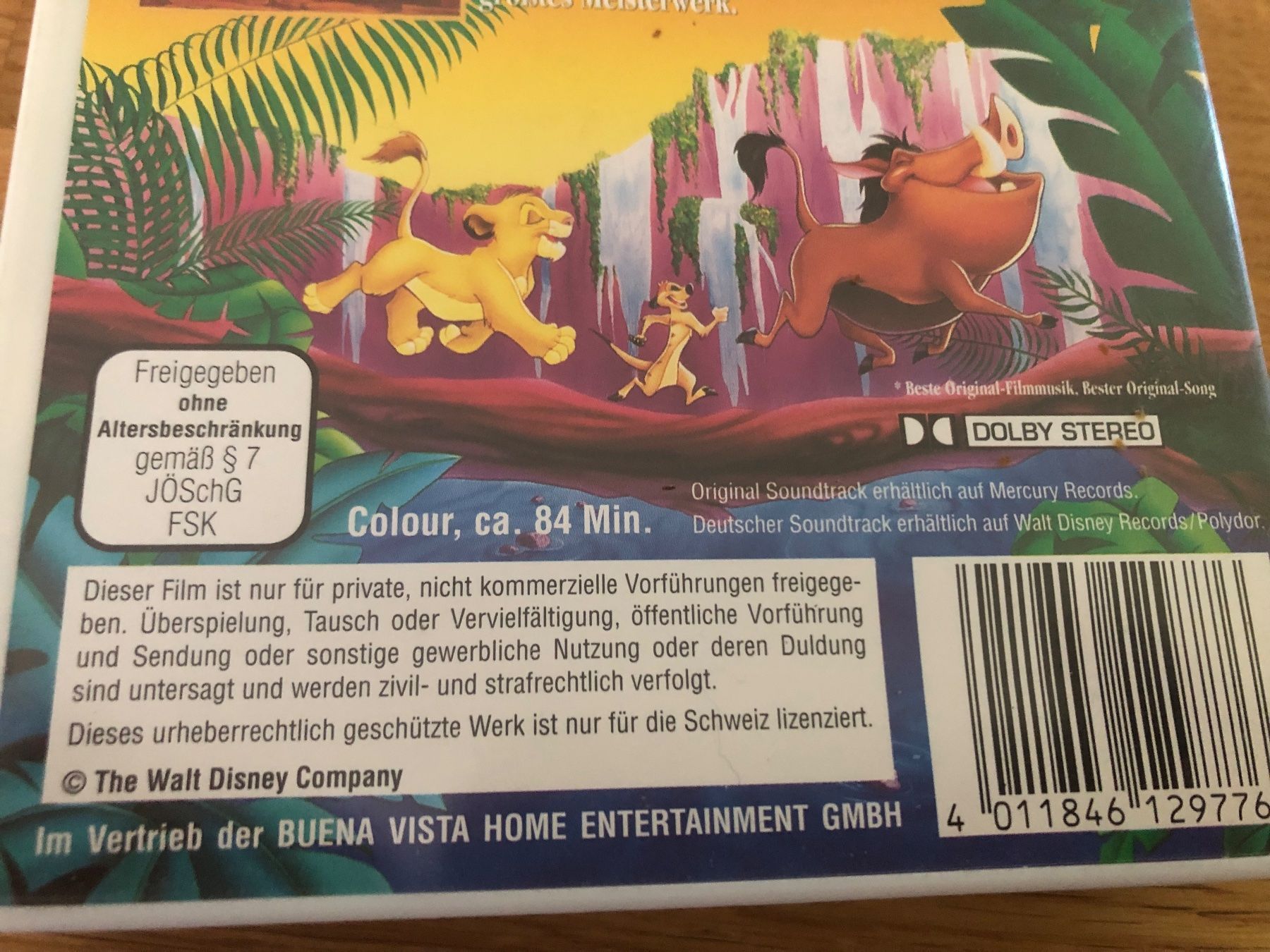 Tutti i VHS: VHS könig der löwen – Nuovo (secondo la descrizione) da Herzogenbuchsee venduto da warrior77 6