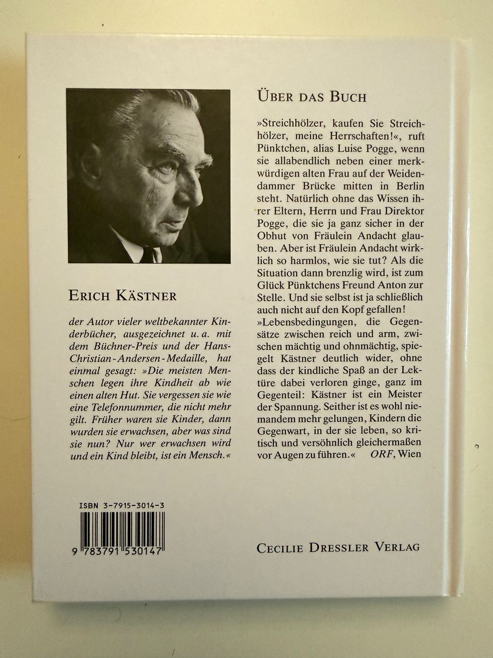 Libri: Klassiker - Pünktchen und Anton - ERICH KÄSTNER – Usato da Münsingen venduto da Ganjam 2