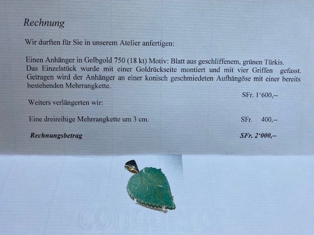 Ciondoli: Binder Moerisch Anhänger Gelbgold 750 – Nuovo (secondo la descrizione) da Mägenwil venduto da Dascha69 4