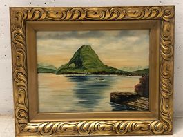 O. Spitteler – Idyllischer Blick auf den Monte San Salvatore
