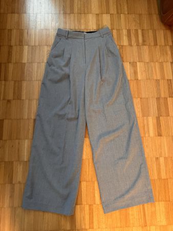 H&M Stoffhose, Gr. 36, Grau, Top Zustand!