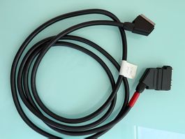 SCART Kabel 290 cm mit mit Interface für Cinch