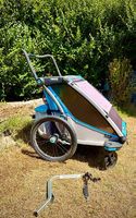 Thule Chariot Cross 2, charrette pour 2 enfants + par-soleil