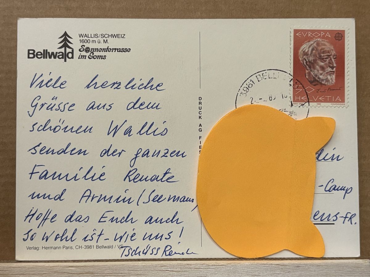 Ansichtskarten: AK von Bellwald – Gebraucht aus Rümlang von Kartenpost1 1