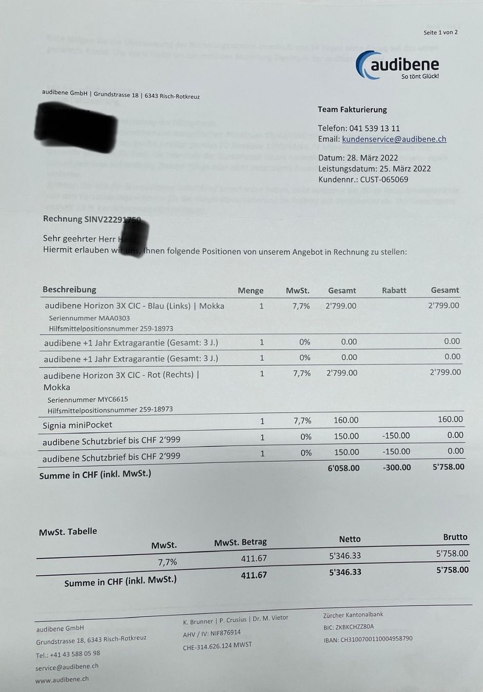 Attrezzature mediche: Hörgeräte Audibene – Usato da Bärschwil venduto da dionyshenz 8