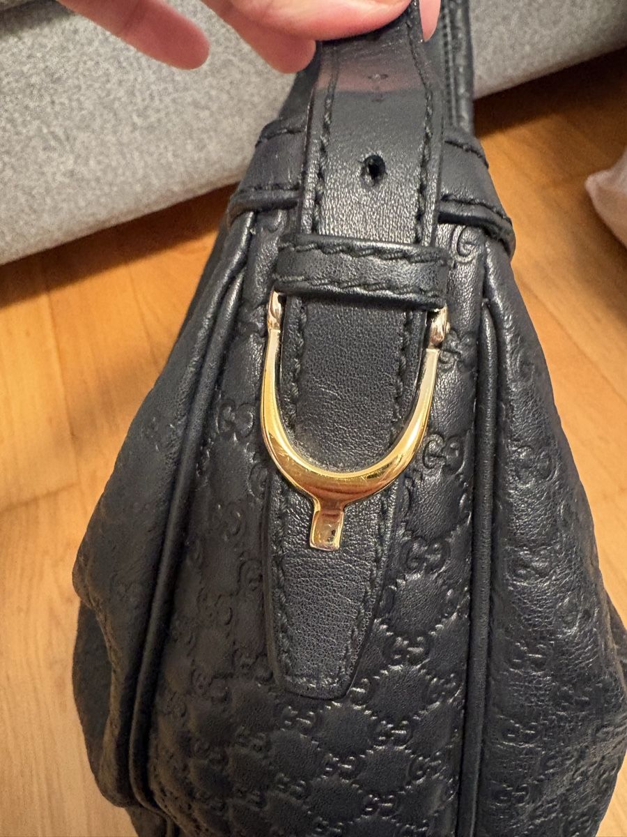 Gucci Borse da donna: Gucci, black leather bag – Usato da Pully venduto da Kika46 1