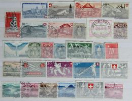 Lot de timbres oblitérés, au plupart PRO PATRIA