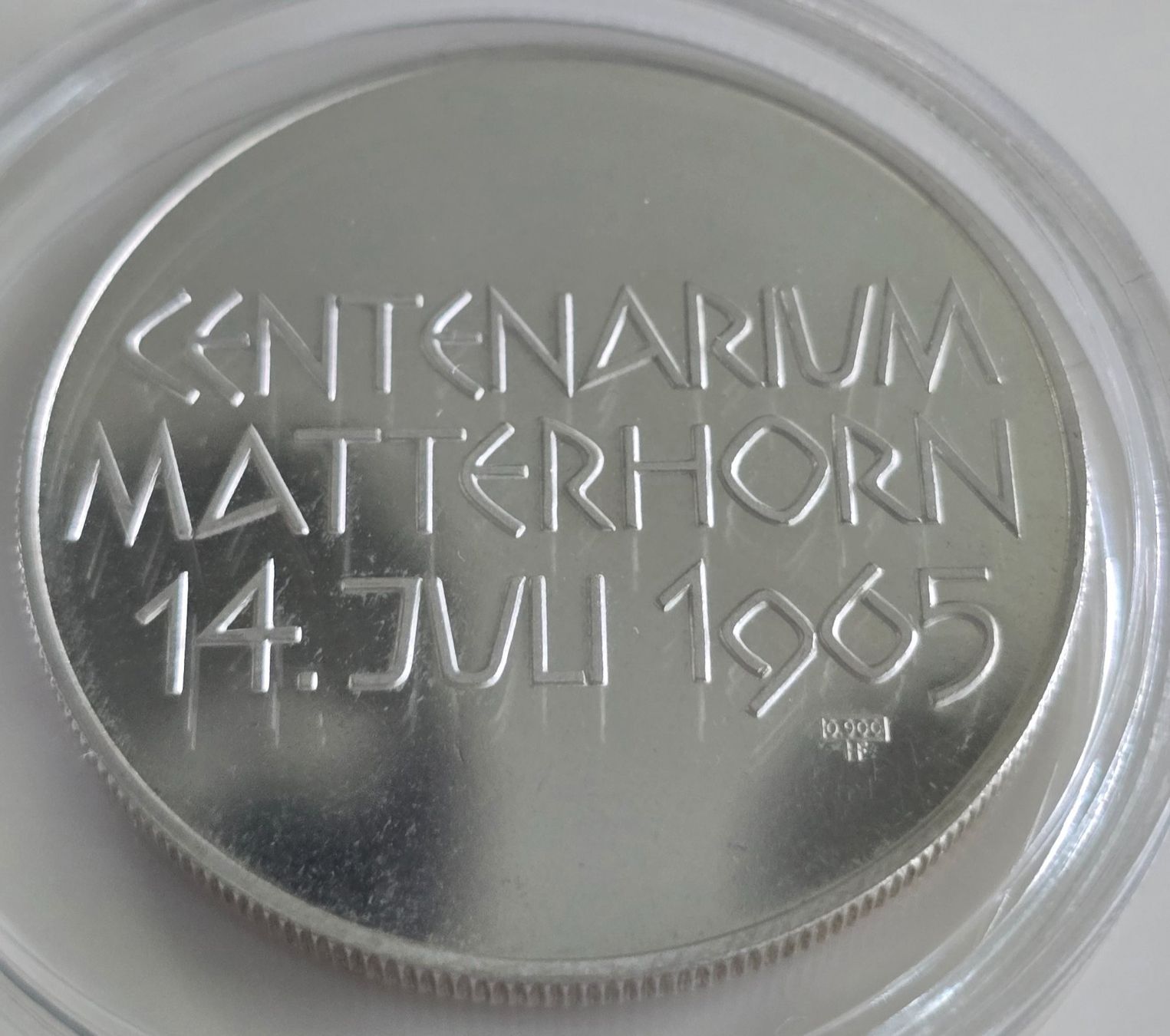 Medaglie: Silbermedaille 1965 Matterhorn Centenarium – Usato da Duebendorf venduto da Dguguseli 1