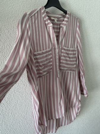 Tom Tailor Denim Bluse gestreift rosa Grösse XS