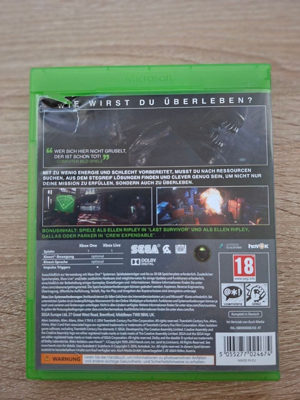 Spiele: Alien Isolation - Ripley Edition – Gebraucht aus Lyss von realstyle 1