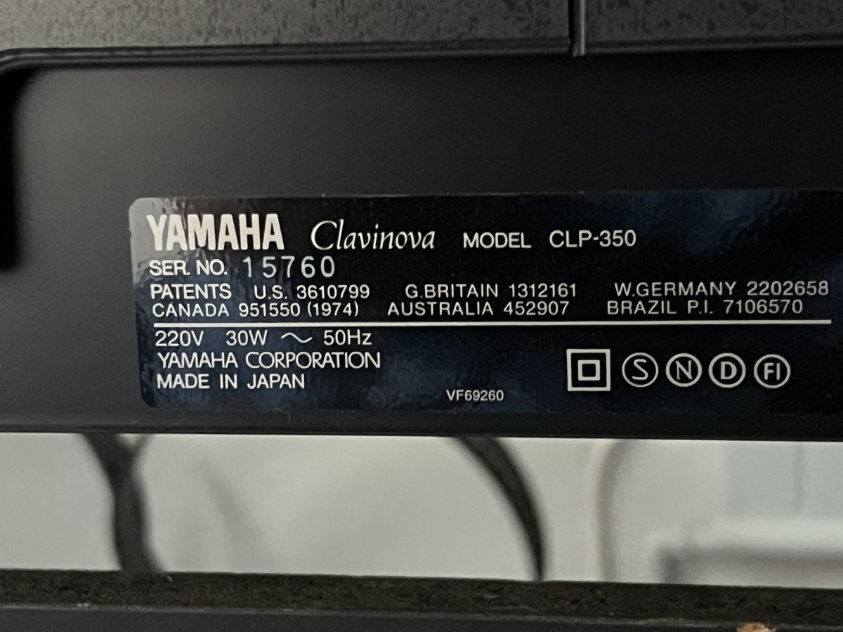 Yamaha Musikinstrumente: Yamaha Clavinova CLP 350 – Gebraucht aus Sirnach von Adikrevo 3