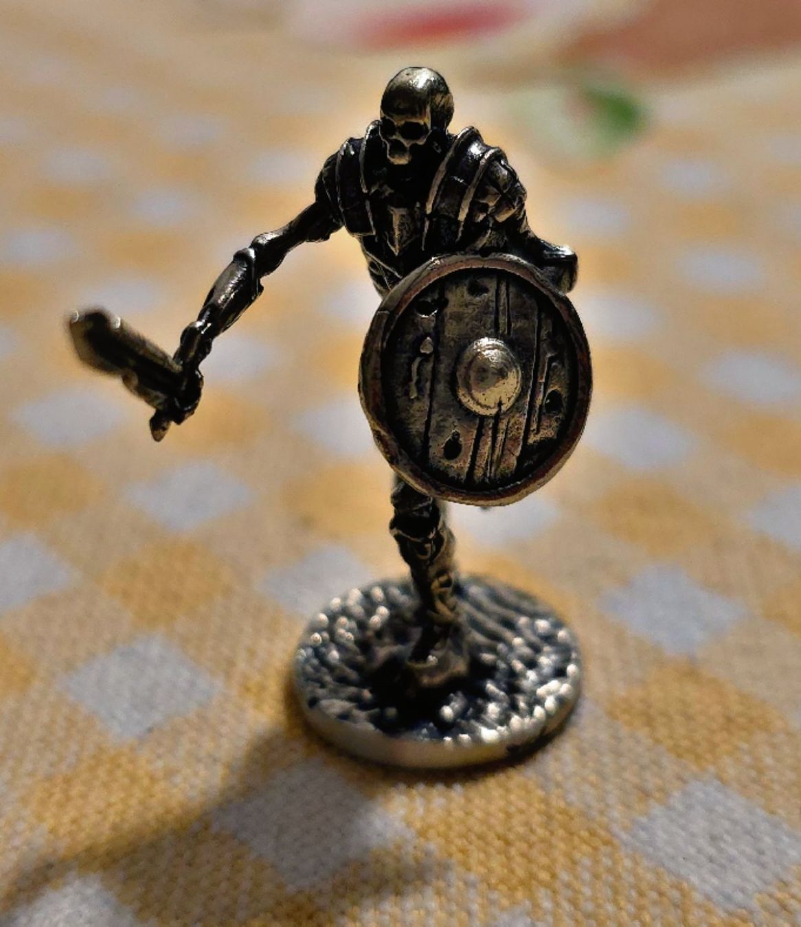 Statuette: Skeleton Metal Miniature d&d dnd warrior – Nuovo (secondo la descrizione) da Rüschlikon venduto da lordgara