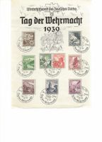 timbre Allemagne 1939 Tag des Wehrmacht