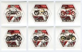 Briefmarken "Indian 402, BMW R11" Tschad