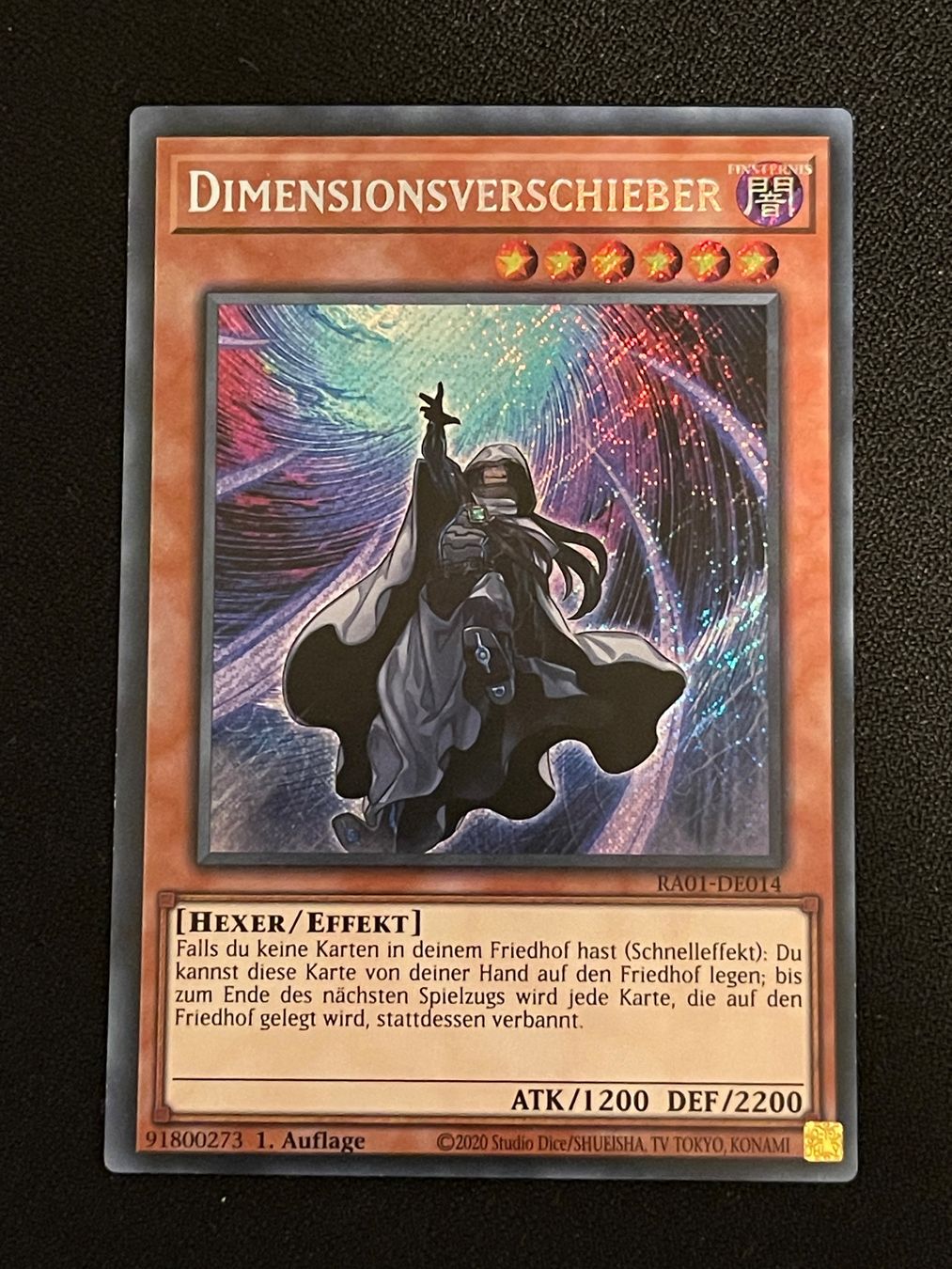 Yugioh Carte collezionabili: Dimensionsverschieber RA01-DE014 – Nuovo (secondo la descrizione) da Aarau Rohr venduto da Der.Paul