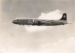 Swissair Douglas DC-6B im Flug G