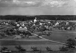 Henggart ZH  Flugaufnahme Nr.41388 , 1957
