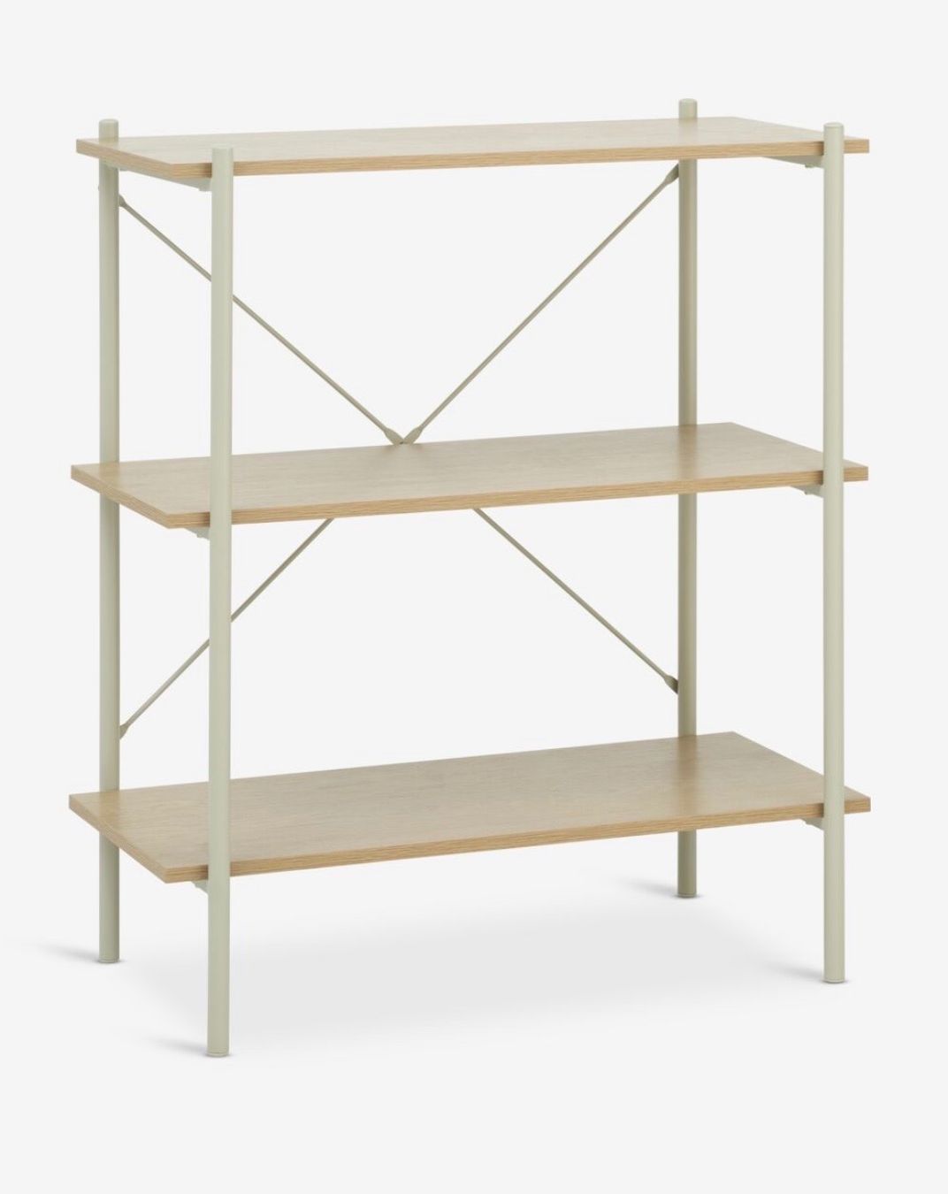 Jysk Scaffali: Jysk Regal VANDBORG 3 Regale Eiche/beige – Nuovo (secondo la descrizione) da Zizers venduto da Neka19 1