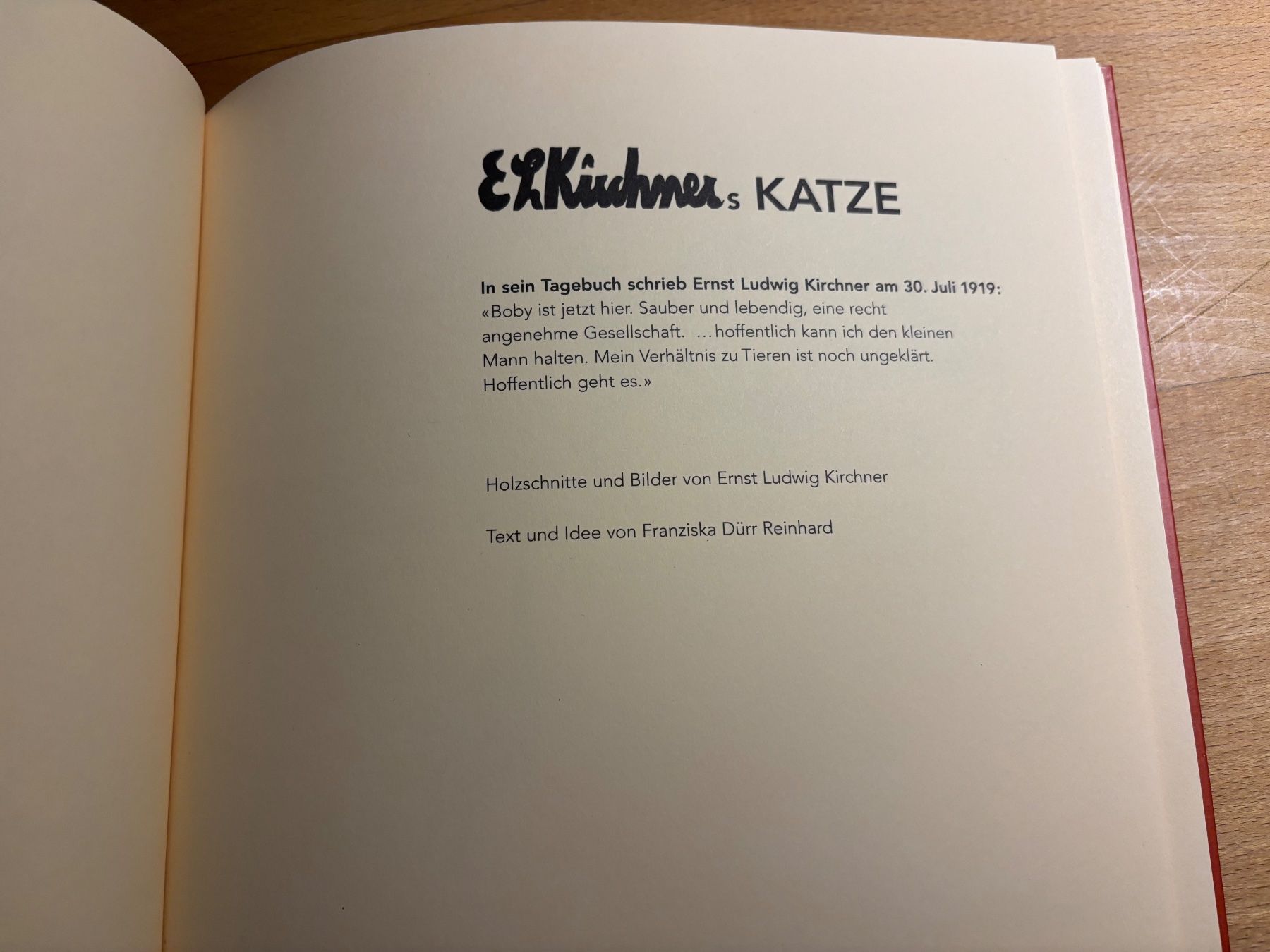 Libri: Ernst Ludwig Kirchner / Kirchners Katze – Usato da Langenthal venduto da Riccardamax 6