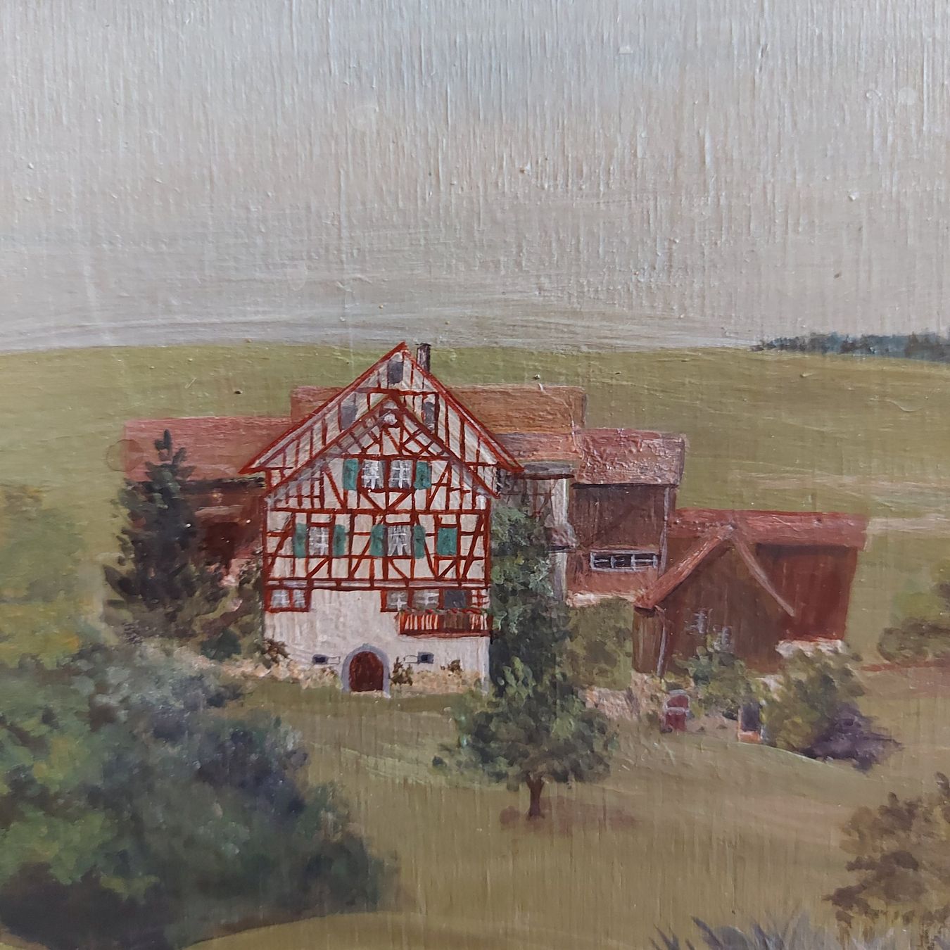 Dipinti: Ölgemälde signiert, idyllische schweizerLandschaft – Usato da Schlieren venduto da Svenja7 4