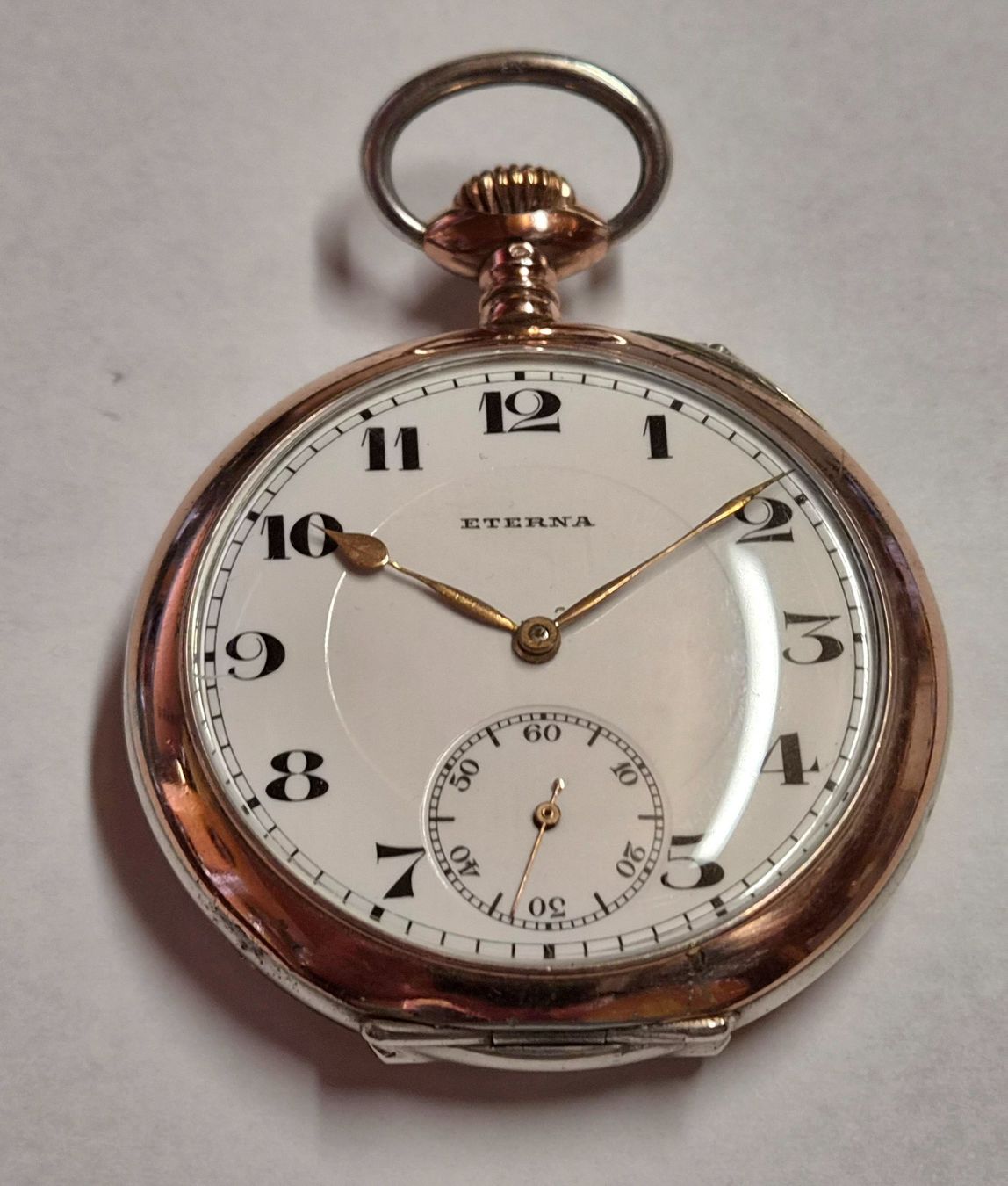 Eterna Uhren: Eterna Taschenuhr Silber 800 Vintage – Gebraucht aus Madiswil von Willys4 7