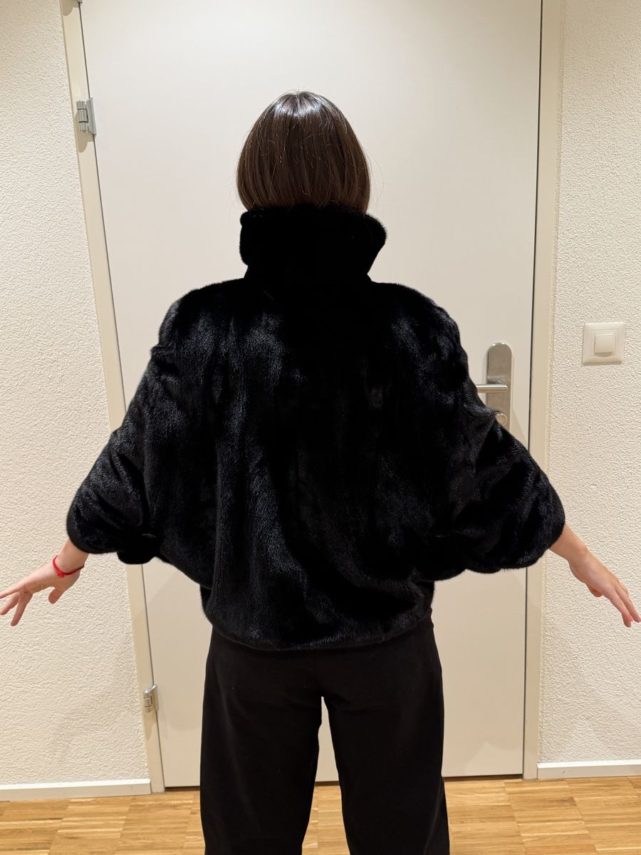 Nerz Giacche: Echte Nerzjacke schwarz NAFA Gr S  – Nuovo (secondo la descrizione) da Pfäffikon SZ venduto da Zitrone_100 3