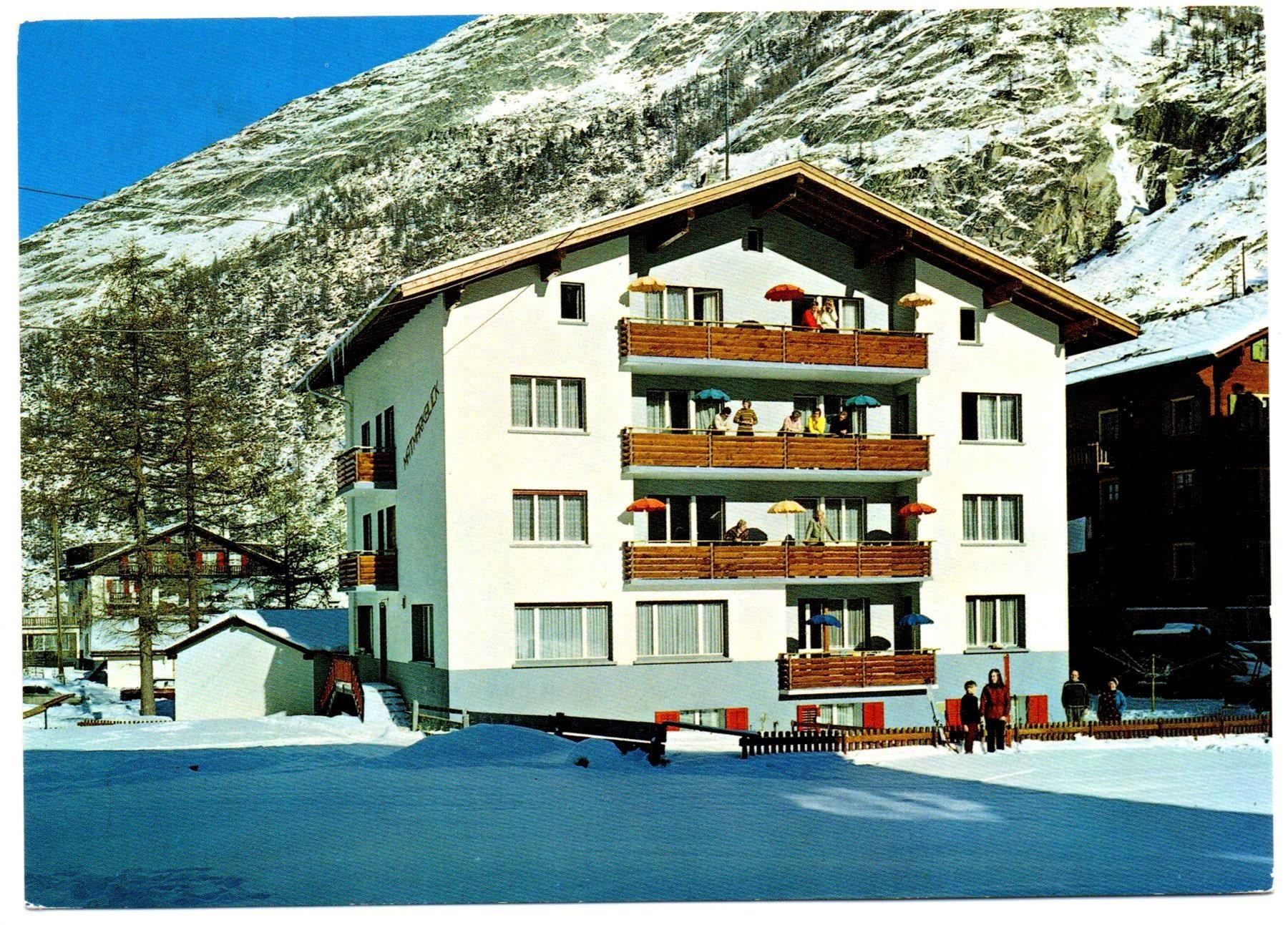 Ansichtskarten: SAAS-ALMAGELL Hotel Mattmarkblick – Neu (gemäss Beschreibung) aus Jona von philajona