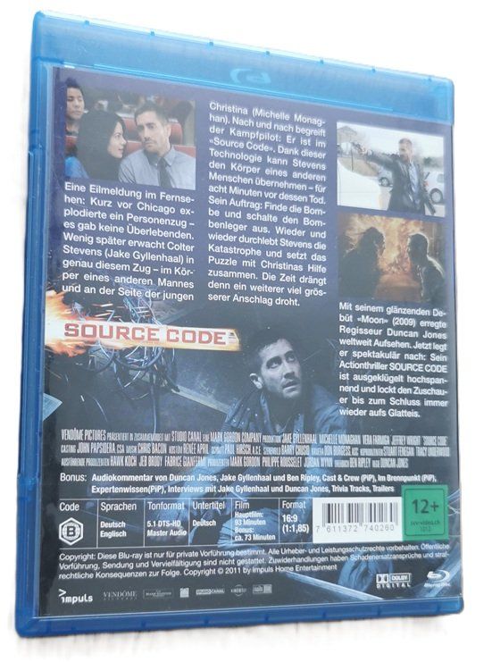 Tutti i DVDs: SOURCE CODE  (Blu-Ray) – Usato da Wilen b. Wollerau venduto da morethanmusic 1