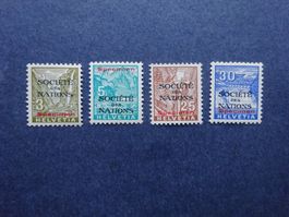 1934 - 1935 SDN Nr.: 42-46 SPECIMEN, postfrisch* SBK 950.00