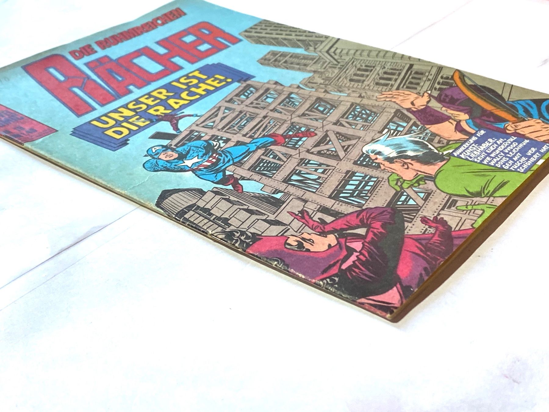 Fumetti: Die Ruhmreichen Rächer Marvel Williams, Nr. 19 Vintage Comic – Usato da Zuerich venduto da SonderArt-Wertgut 1