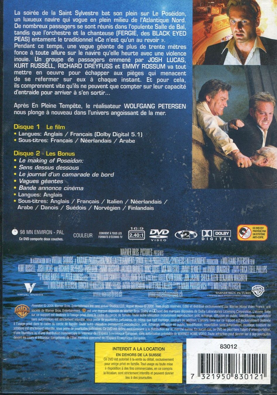 Alle DVDs: POSEIDON - DVD – Gebraucht aus Les Avants von soyouz63 1