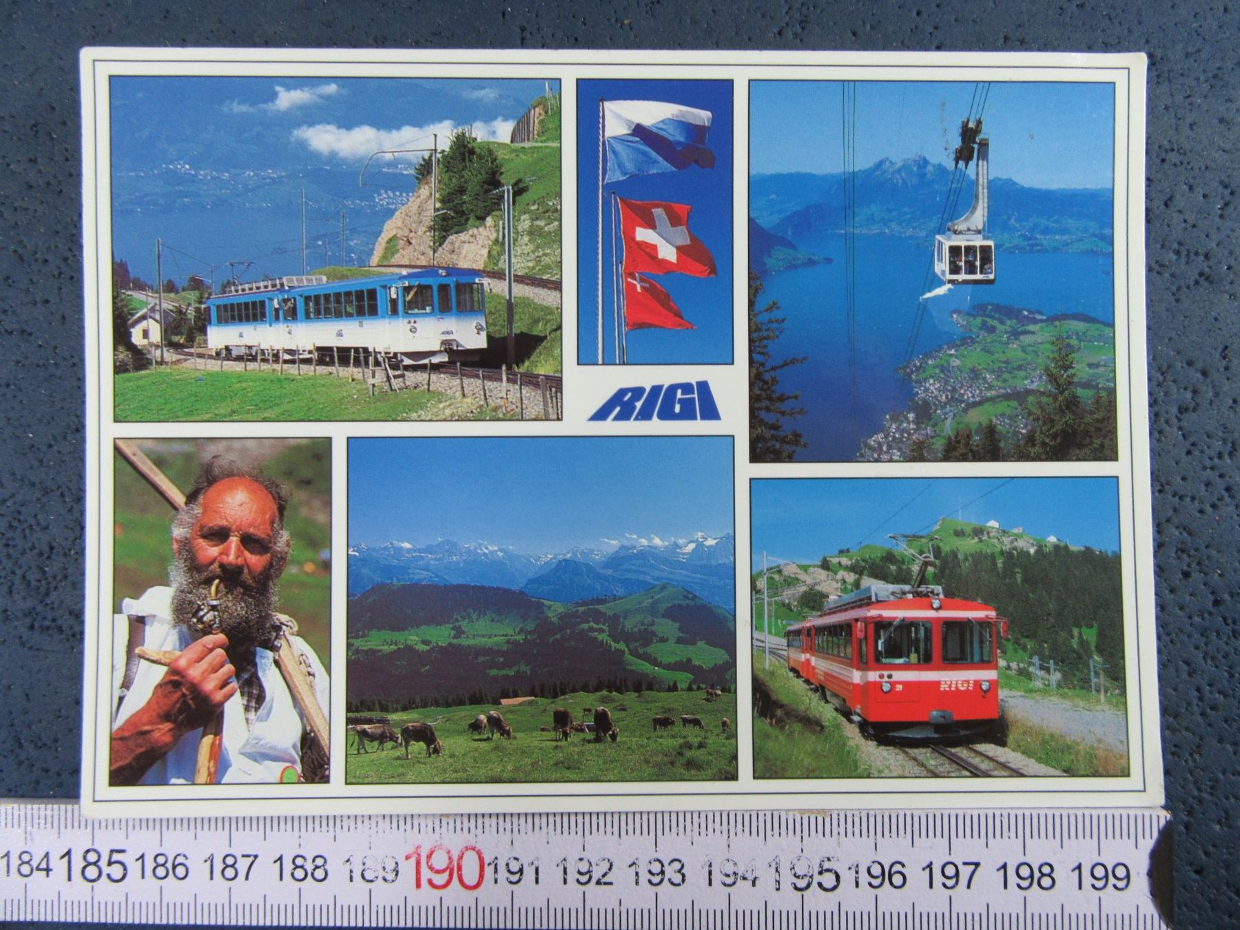 Ansichtskarten: RIGI BERGBAGHNEN SZ AK – Gebraucht aus Ettingen von Hausi4711
