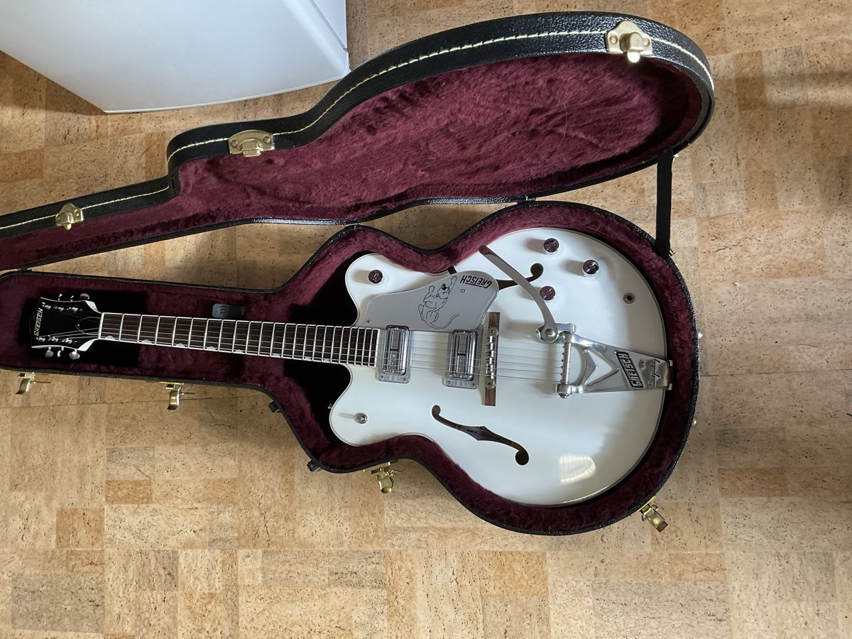 Gretsch Strumenti musicali: Gretsch White Panter, sehr selten – Usato da Tschierv venduto da Screamingwolfguitars 5